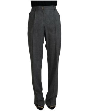 Dolce & Gabbana Slim-Fit Trousers - Grey