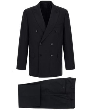 Brioni Double Breasted Suits - Black