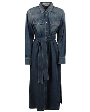 Golden Goose Shirt Dresses - Blue