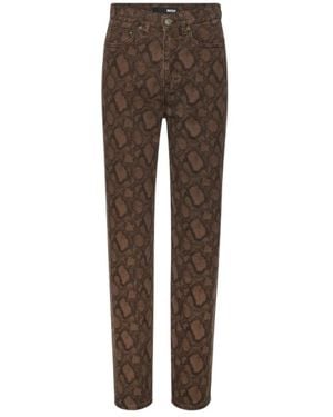 ROTATE BIRGER CHRISTENSEN Slim-Fit Jeans - Brown