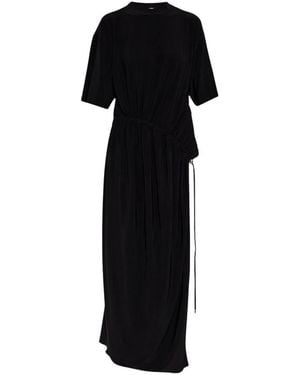 Sportmax Kleedjes ,Zwart ,Polyester Geranio Top