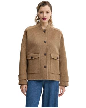 Sessun Jassen ,Wol Wool Jacket - Naturel