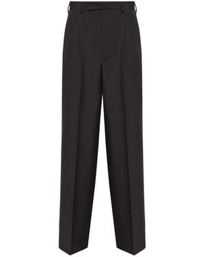 MM6 by Maison Margiela Wide Trousers - Zwart