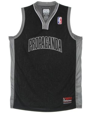 Propaganda Sleeveless Tops - Black