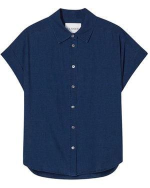 Closed Overhemden ,Blauw ,Shirts