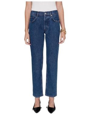 Anine Bing Straight Jeans - Azul