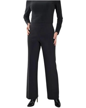 FRANK LYMAN Klassische schwarze straight-leg hose