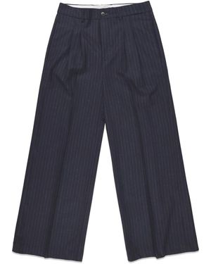 Philippe Model Wide Trousers - Bleu