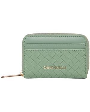 carlo colucci Wallets & Cardholders - Green