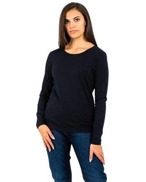 Gas Long Sleeve T-Shirts - Blue