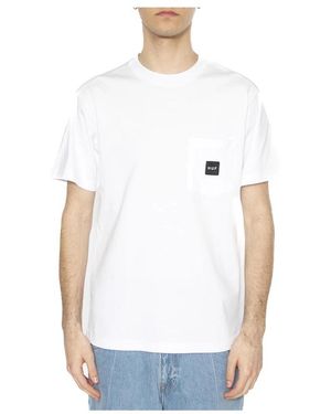 Huf Tops ,Wit ,T-Shirt Met Ronde Hals