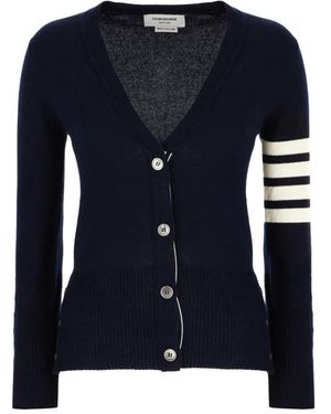Thom Browne Stilvolle Strickkollektion - Blau
