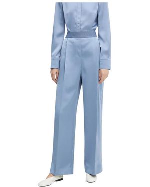 Stine Goya Weite Hose Mit Faltenlegung - Blau