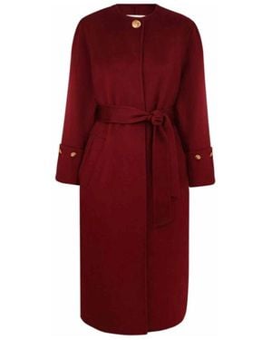 Zimmermann Single-Breasted Coats - Rojo