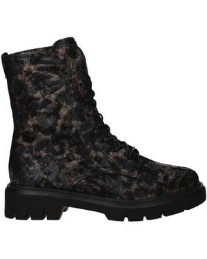 Remonte Lace-Up Boots - Black