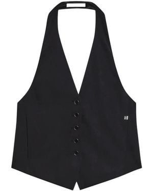 Helmut Lang Halter Weste - Schwarz