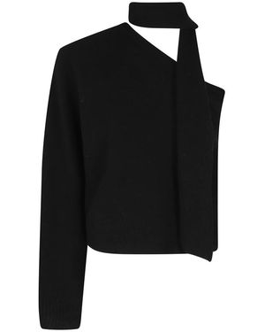 FEDERICA TOSI Round-Neck Knitwear - Black