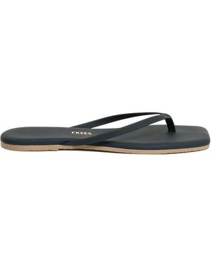 TKEES Schoenen ,Zwart ,Flip Flops - Blauw