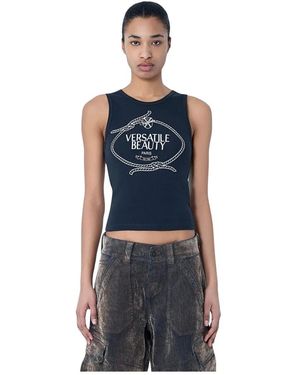VAQUERA Tops ,Zwart ,Tops - Blauw
