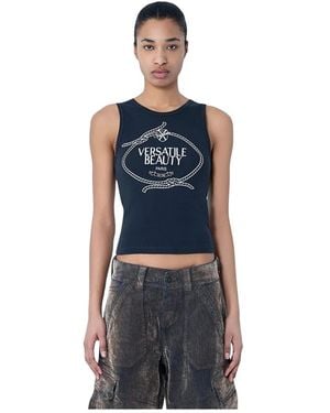 VAQUERA Sleeveless Tops - Blue