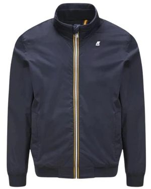 K-Way Bomber Jackets - Blue