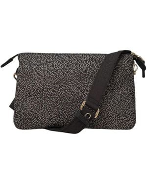 Borbonese Crossover-Tasche - Schwarz