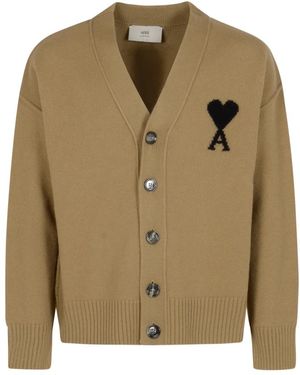 Ami Paris Filz Pullover - Grün