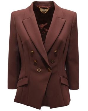 Elisabetta Franchi Blazers - Brown