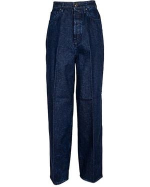 Don The Fuller Wide Trousers - Blue