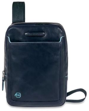 Piquadro Cross Body Messenger - Blue
