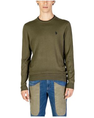 U.S. POLO ASSN. Maglione verde a maniche lunghe
