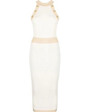 Balmain Midi Dresses - White