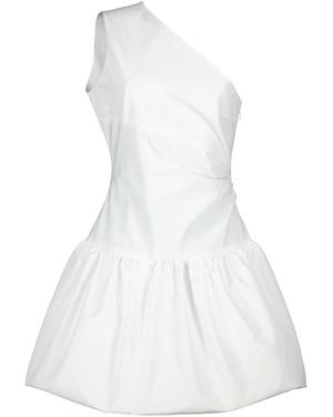 Patou One-Shoulder Bloomer Mini Jurk - Wit