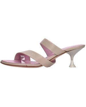 3Juin Heeled Mules - Pink