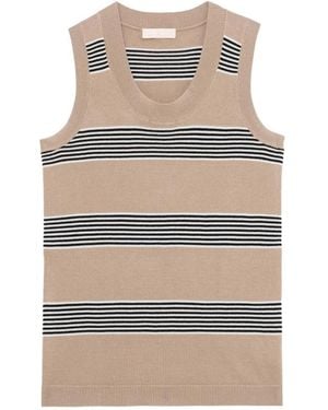 Gianni Lupo Sleeveless Tops - Natural