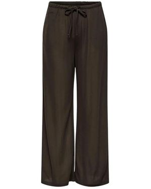 Jacqueline De Yong Wide Trousers - Brown