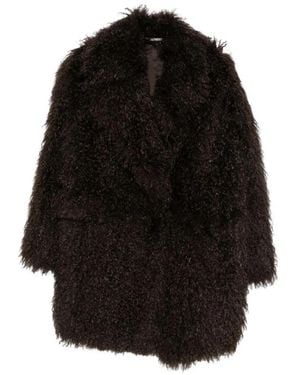 Tagliatore Nepbont & Lammy Coat - Zwart