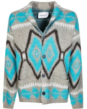 Amaranto Truien & Vesten ,Blauw ,Katoen Cardigan Fantasia