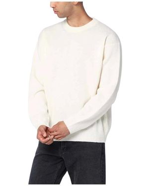Roberto Collina Rundhals-Strickpullover - Weiß