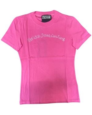 Versace Jeans Couture T-Shirts - Rosa