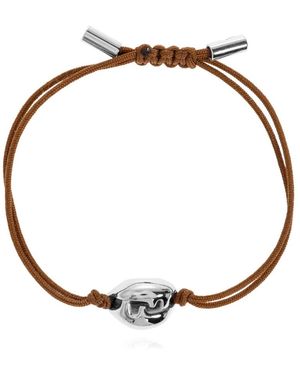 Fendi Ff Shell Bracelet - Mettallic