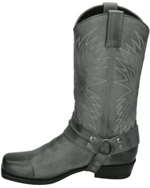 Sendra Schoenen ,Grijs ,Leer Boots 9716 322.40.001.37