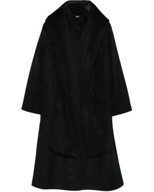 forte_forte Single-Breasted Coats - Black