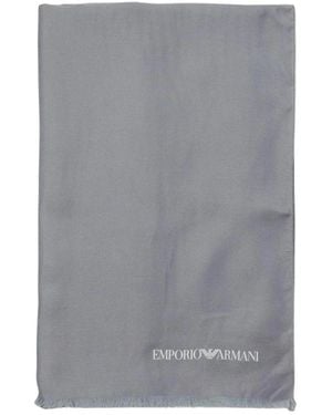 Emporio Armani Winter Scarves - Gray