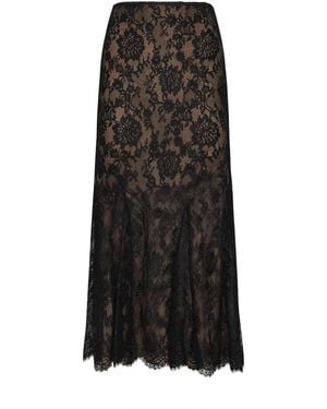 Self-Portrait Midi Skirts - Negro