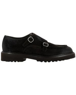 Doucal's Double Buckle Schuh - Schwarz