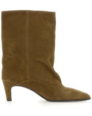 Strategia Heeled Boots - Green