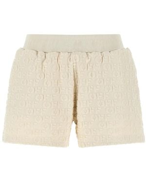 Off-White c/o Virgil Abloh Short Shorts - Natural