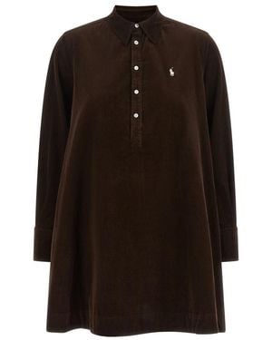 Polo Ralph Lauren Short Dresses - Brown