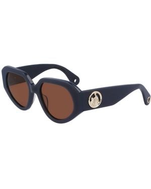 Lanvin Rechteckige azetat sonnenbrille,rechteckige azetat-sonnenbrille - Blau
